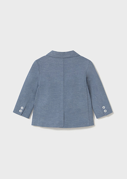 Blue Heather Dress Suit Jacket