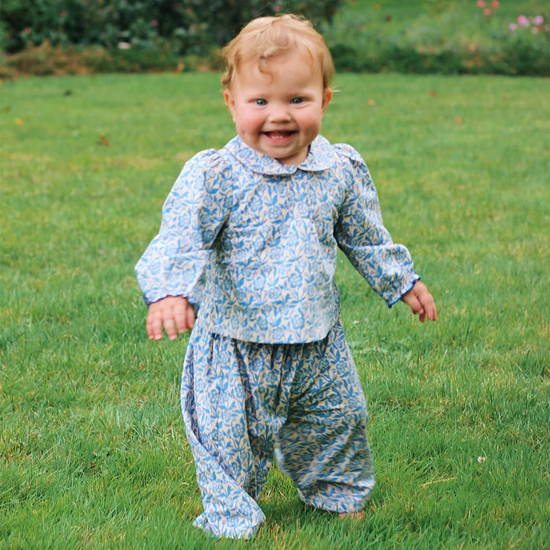 Baby Girls Dawson 2-Piece Set || Blue Climbing Floral