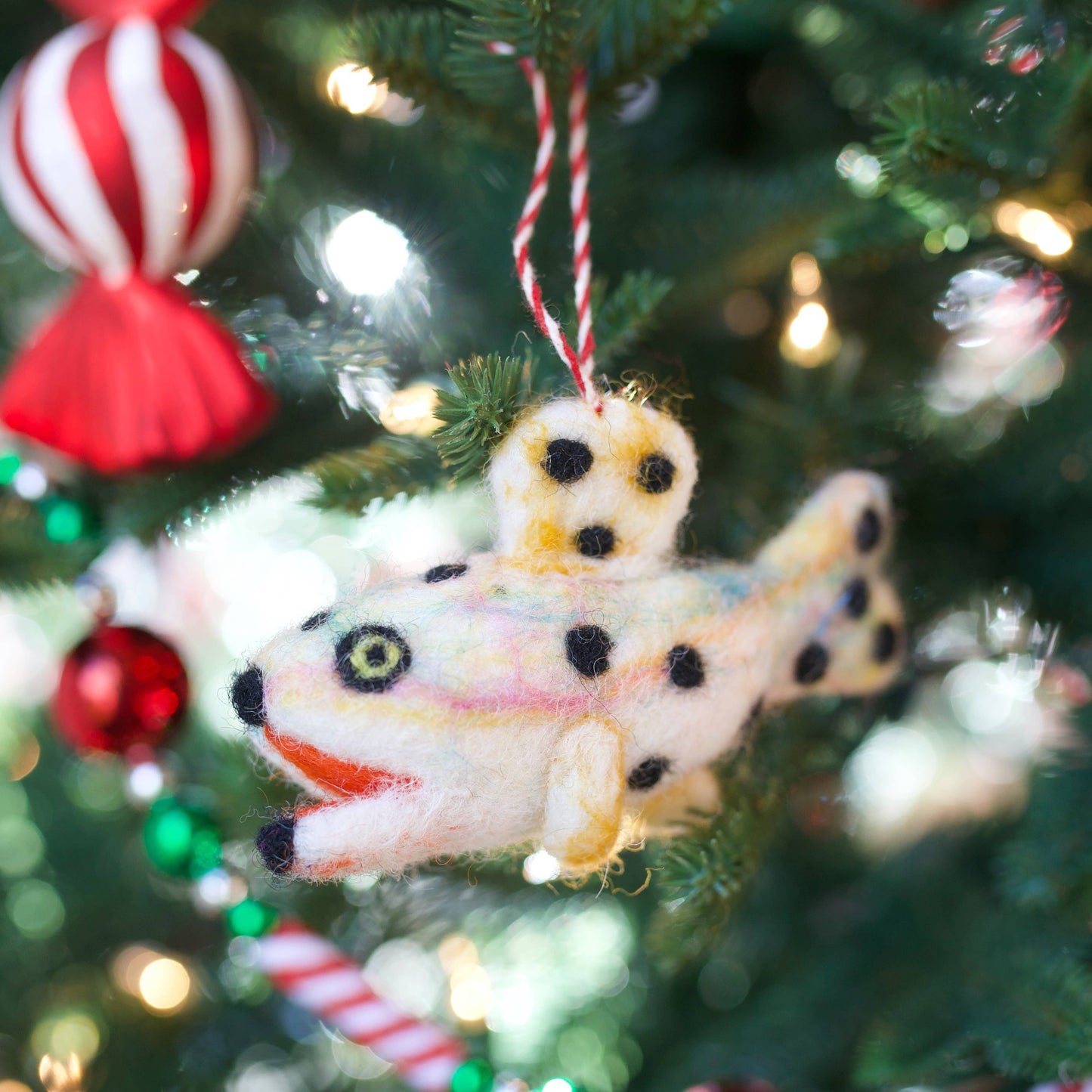 Trout Felt Wool Christmas Ornament