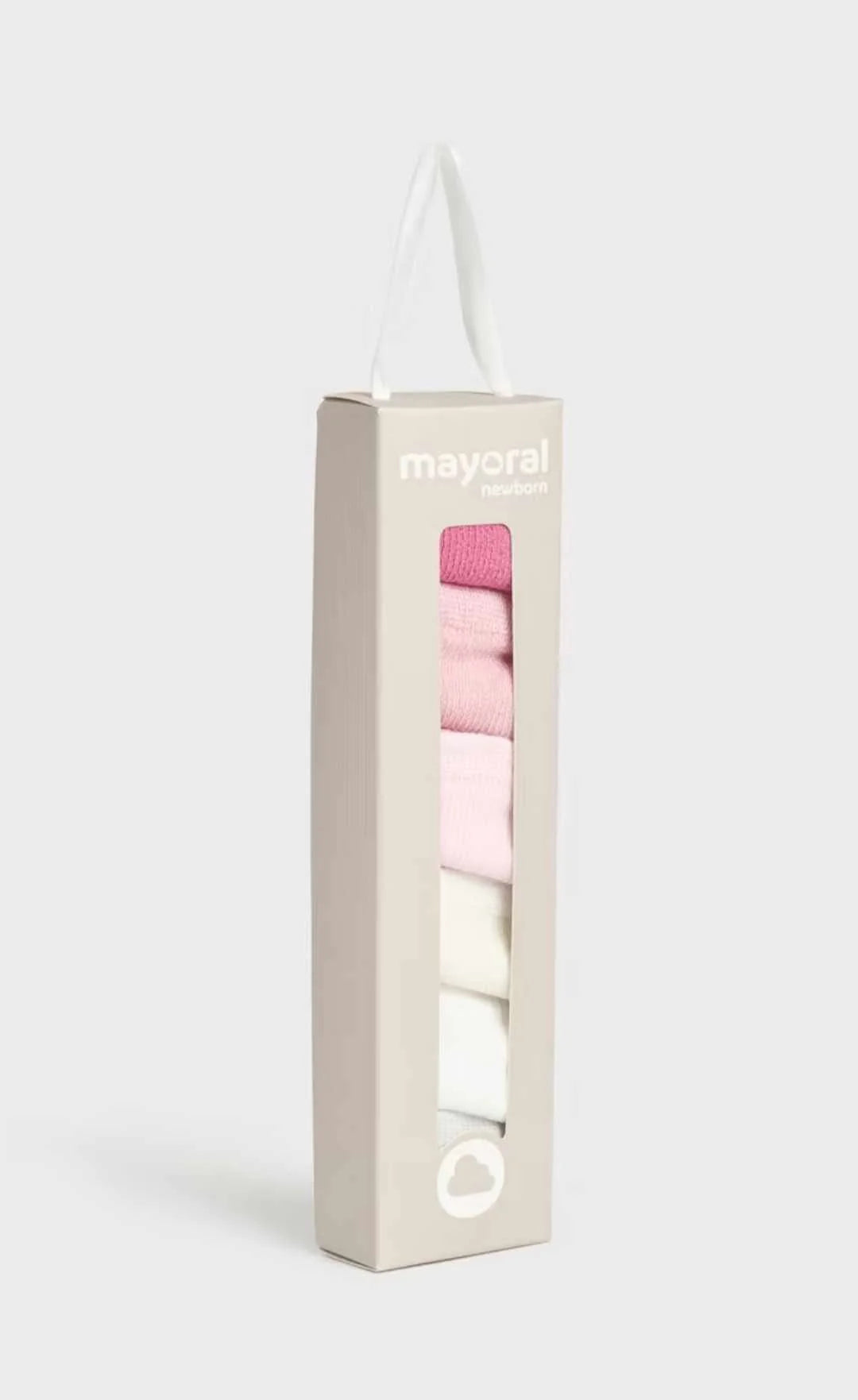 Newborn 6-Pack Socks || Pinks