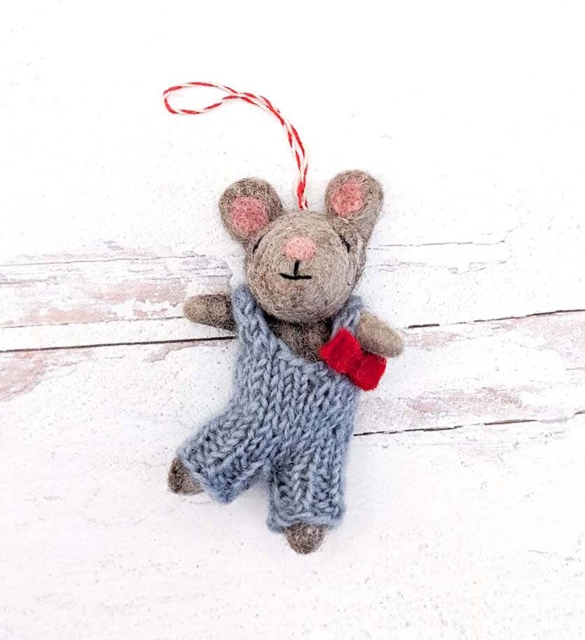 Alex the Dancer Mouse Eco Ornaments