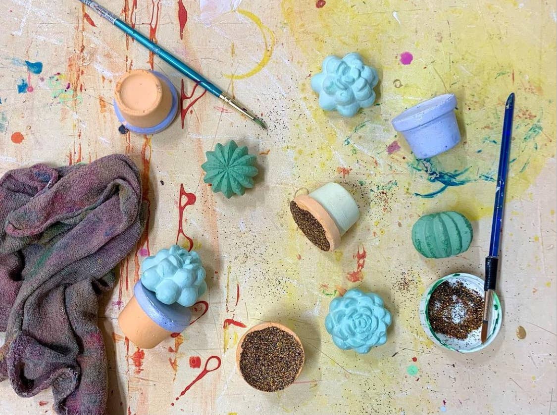 Maya & Siona's Succulents Handmade Sidewalk Chalk