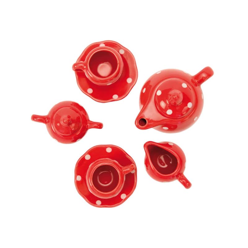 Suitcase Tea Party Ceramic Set The Big Family