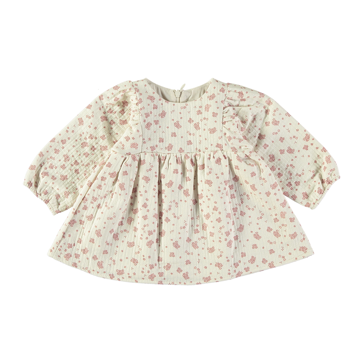 Petit Indi Floral Long-Sleeve Dress