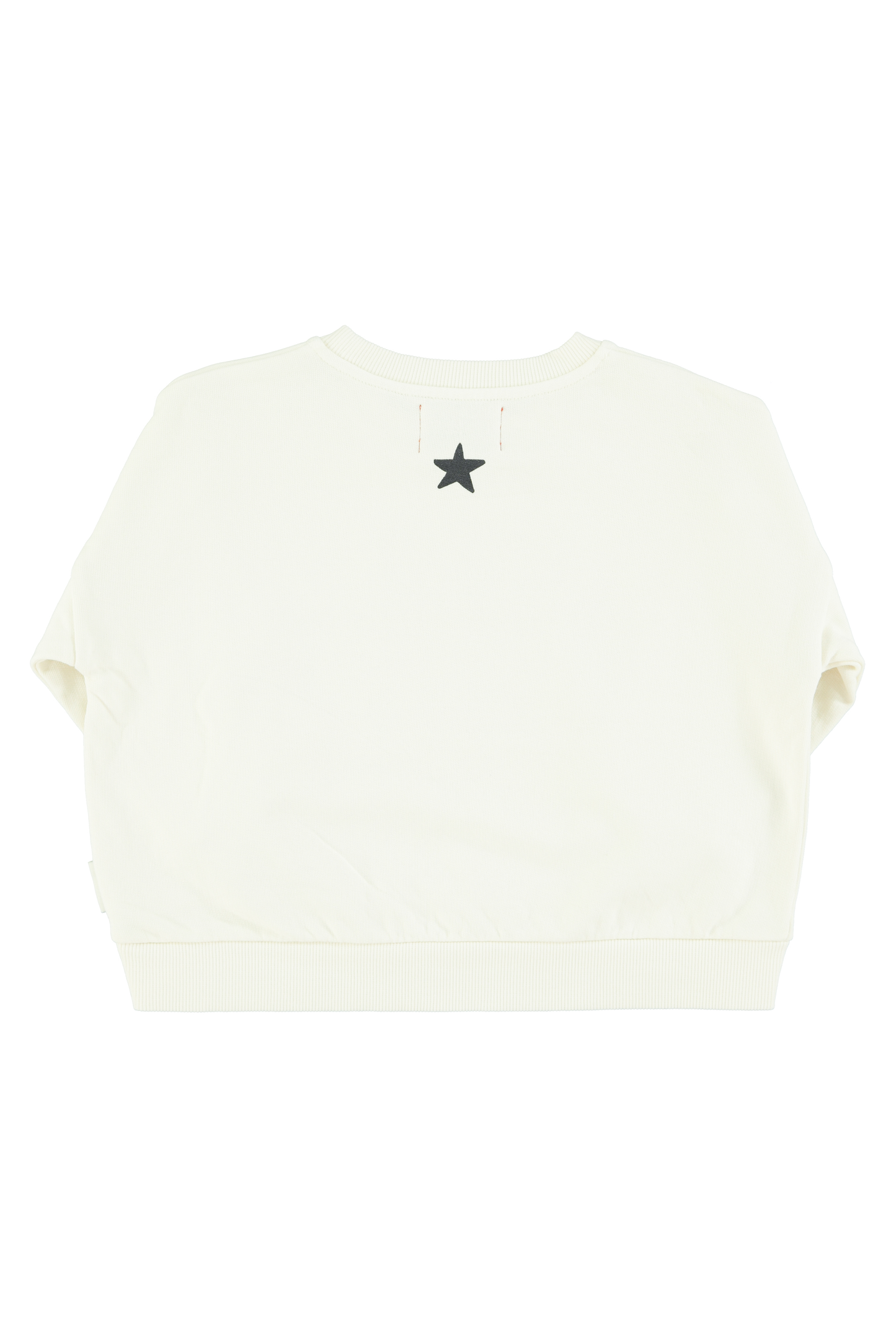 Sweatshirt | Ecru w/ "rock star" print
