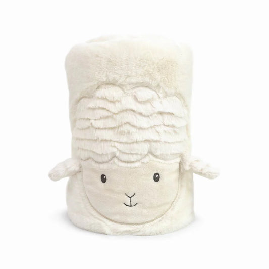 Lamb Face Baby Blanket