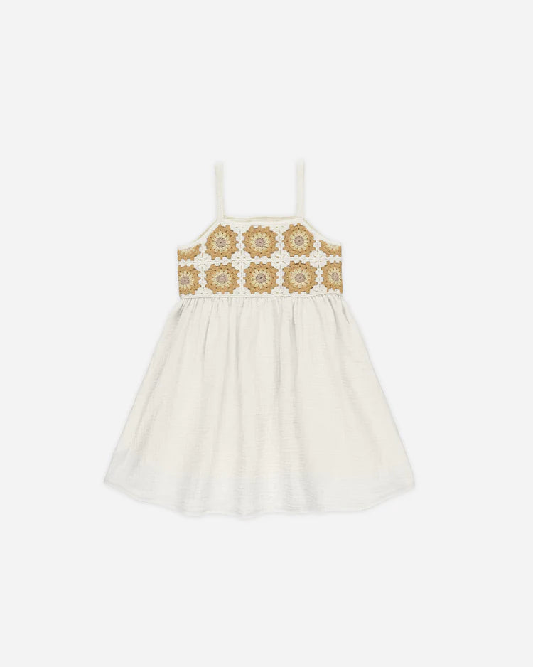 Crochet Sun Dress || Marigold Daisy