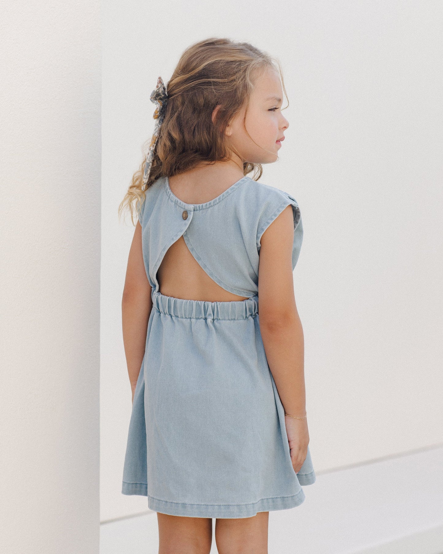 Denim Mini Dress || Ocean