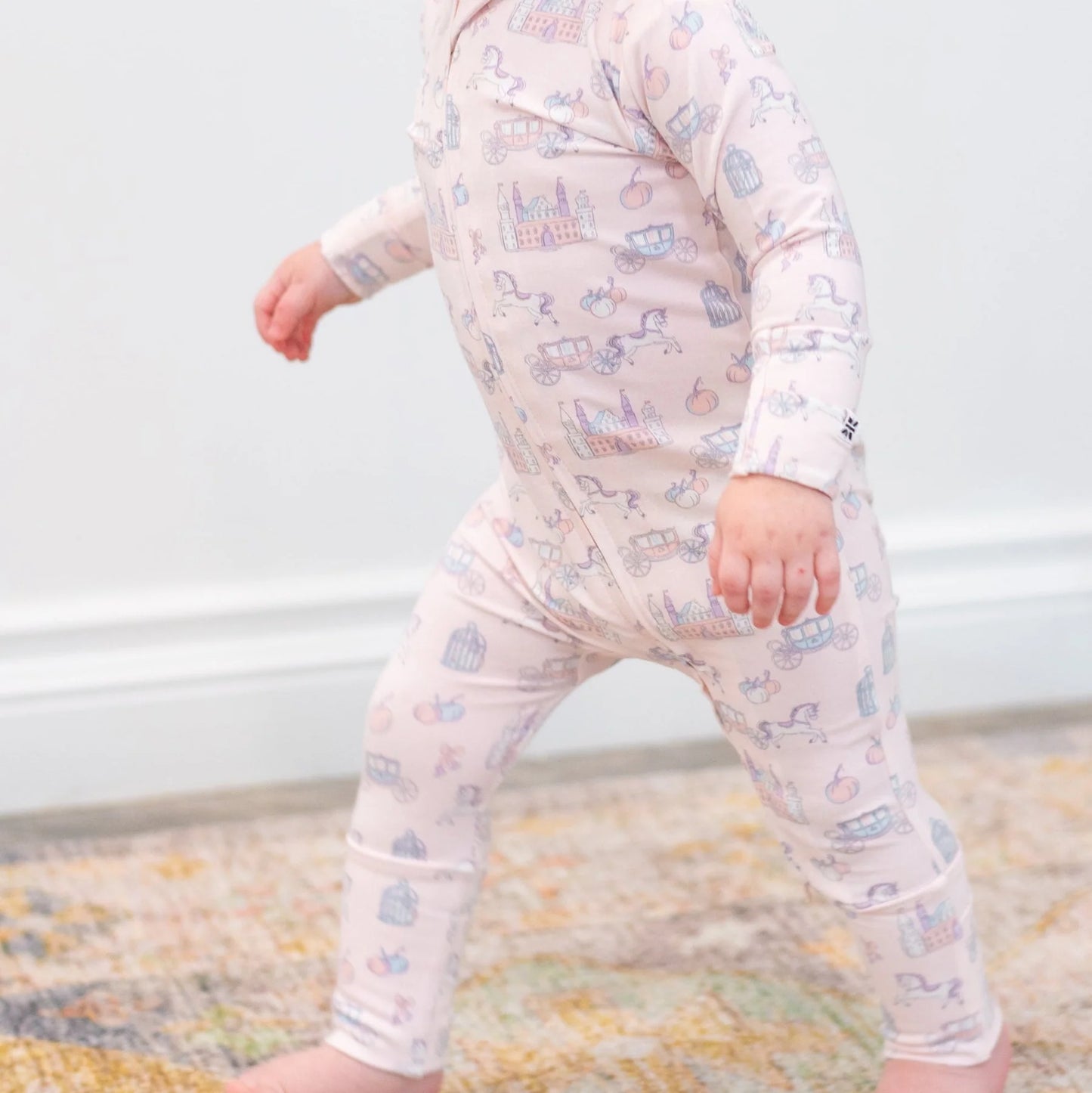 Bamboo Zipper Convertible Romper || Fairy Godmother