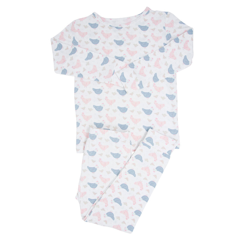 Bamboo Big Kid Pajamas || Happy Hens