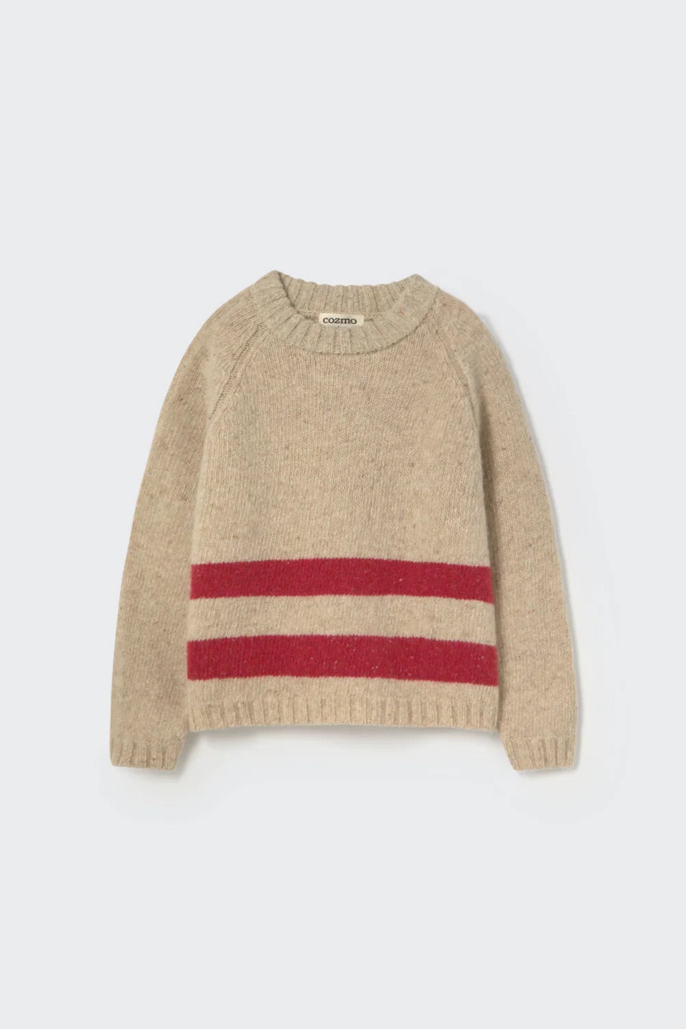 Tweed Tricot Sweater || Stone Red