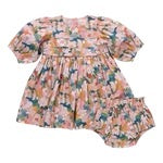 Baby Girls Evelyn Dress Set || Watercolor Floral