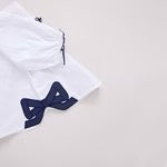 Girls Dana Bow Top & Girls Gianna Skirt Set ||Red Blue Check
