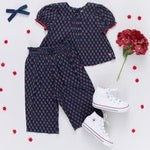 Baby Girls Dawson 2-piece Set || Navy Carnation