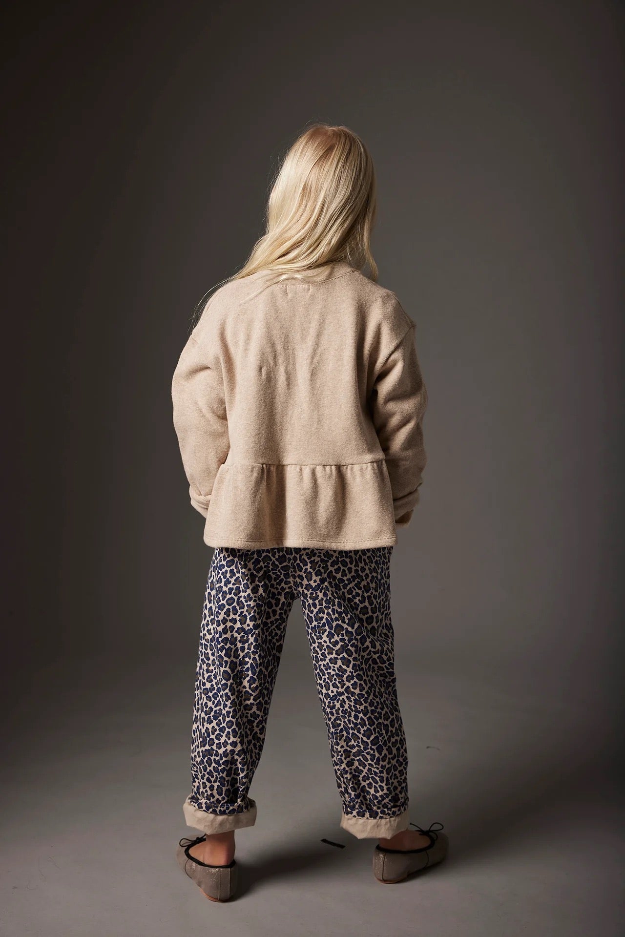 Soft Brushed Knit Sweater & Pant Set || Stone