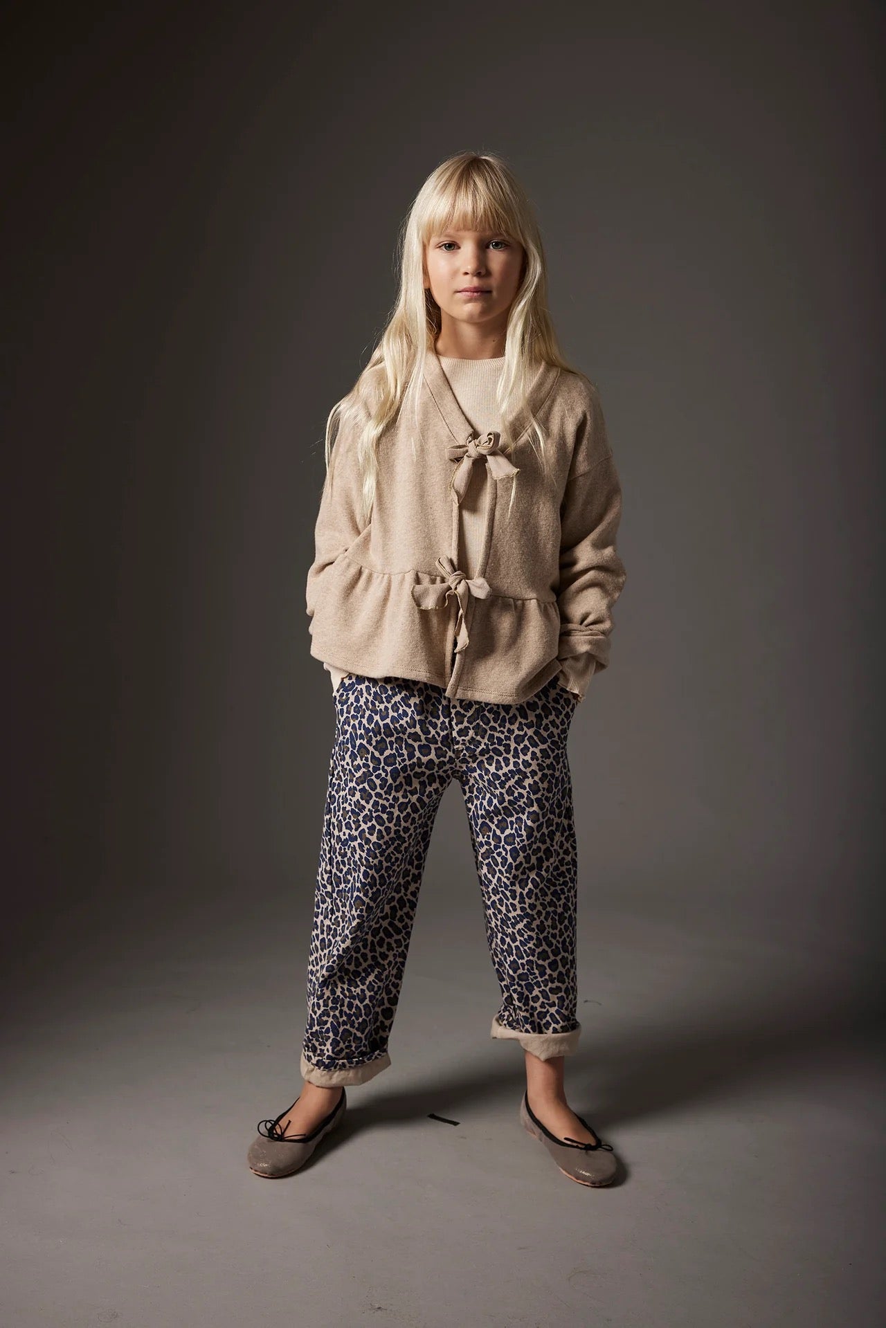 Soft Brushed Knit Sweater & Pant Set || Stone
