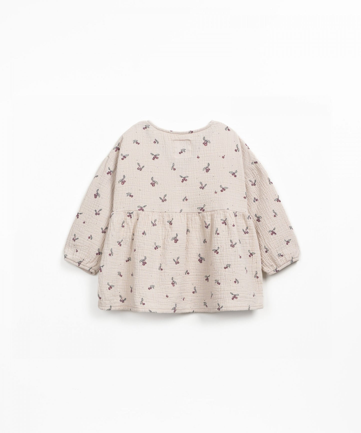 Cotton Tunic in Berry Print with Rib Leggings