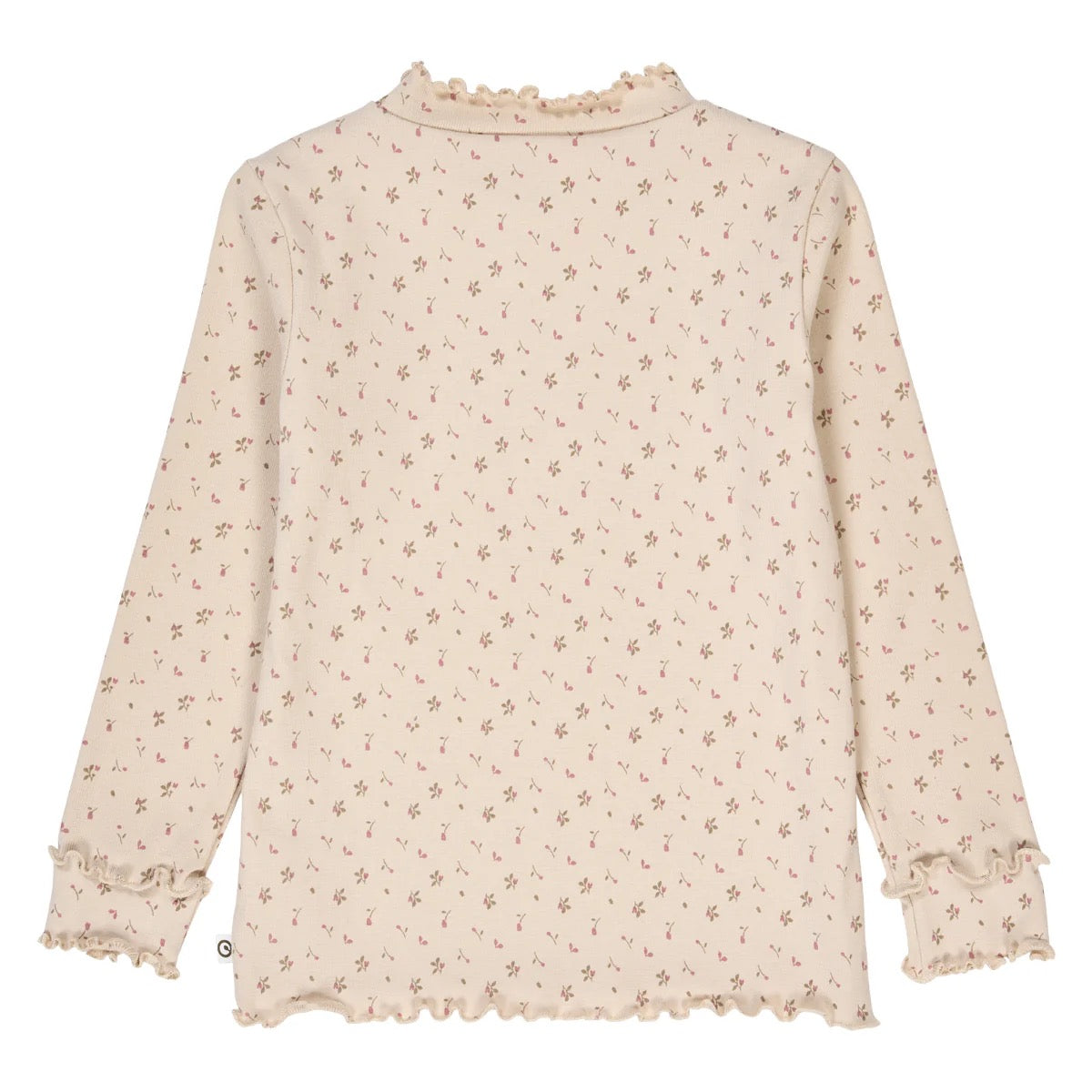 Aster Frill Collar Top || Oak/ Nostalgia Rose/ Beige