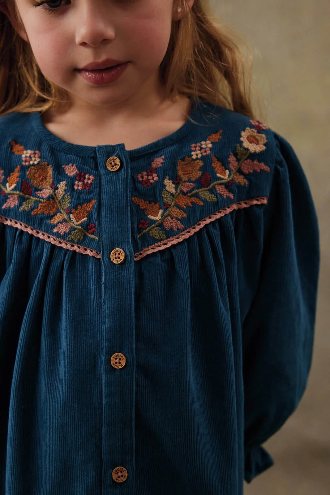 Floriane Dress || Deep Blue