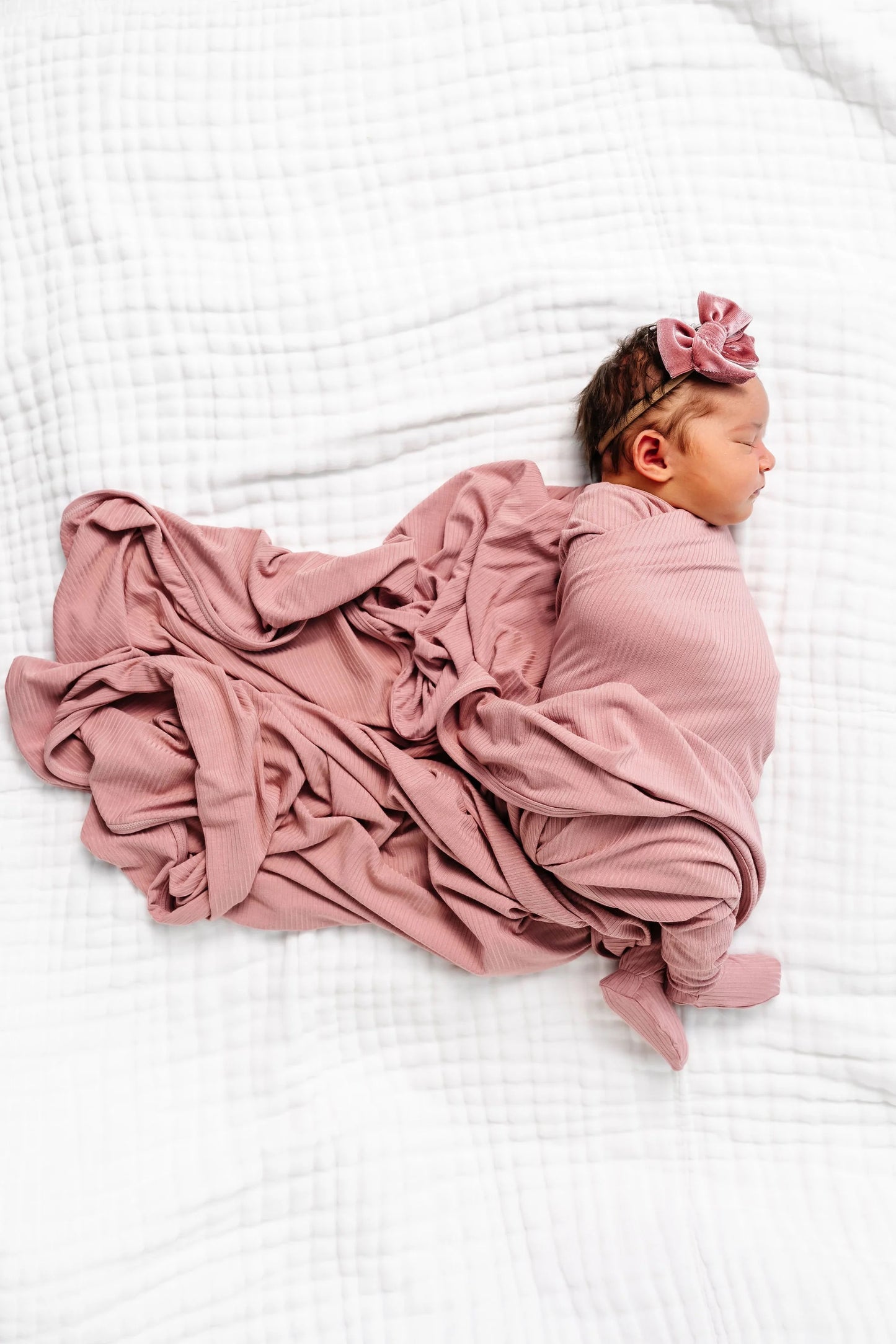 Jane Ribbed Swaddle Blanket
