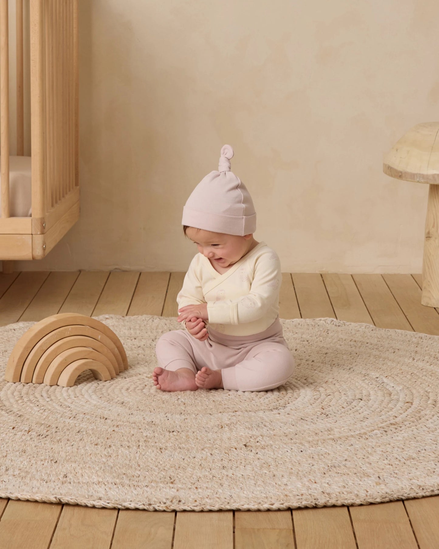Side Snap Bodysuit + Pant Set || Snow Owls