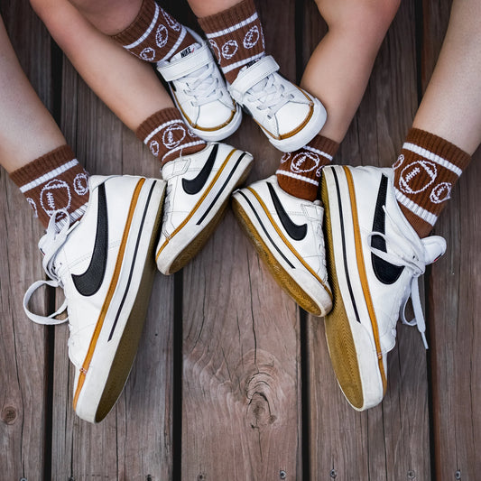 KICKIN' IT UP SOCKS TOUCHDOWN