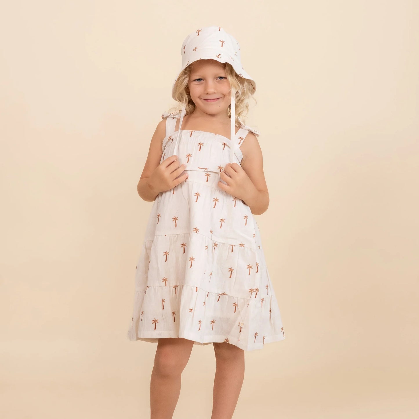 Organic Tiered Dress || Palm