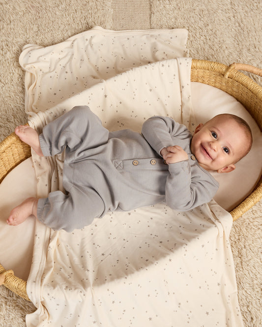 Long Sleeved Jumpsuit Dusty Blue