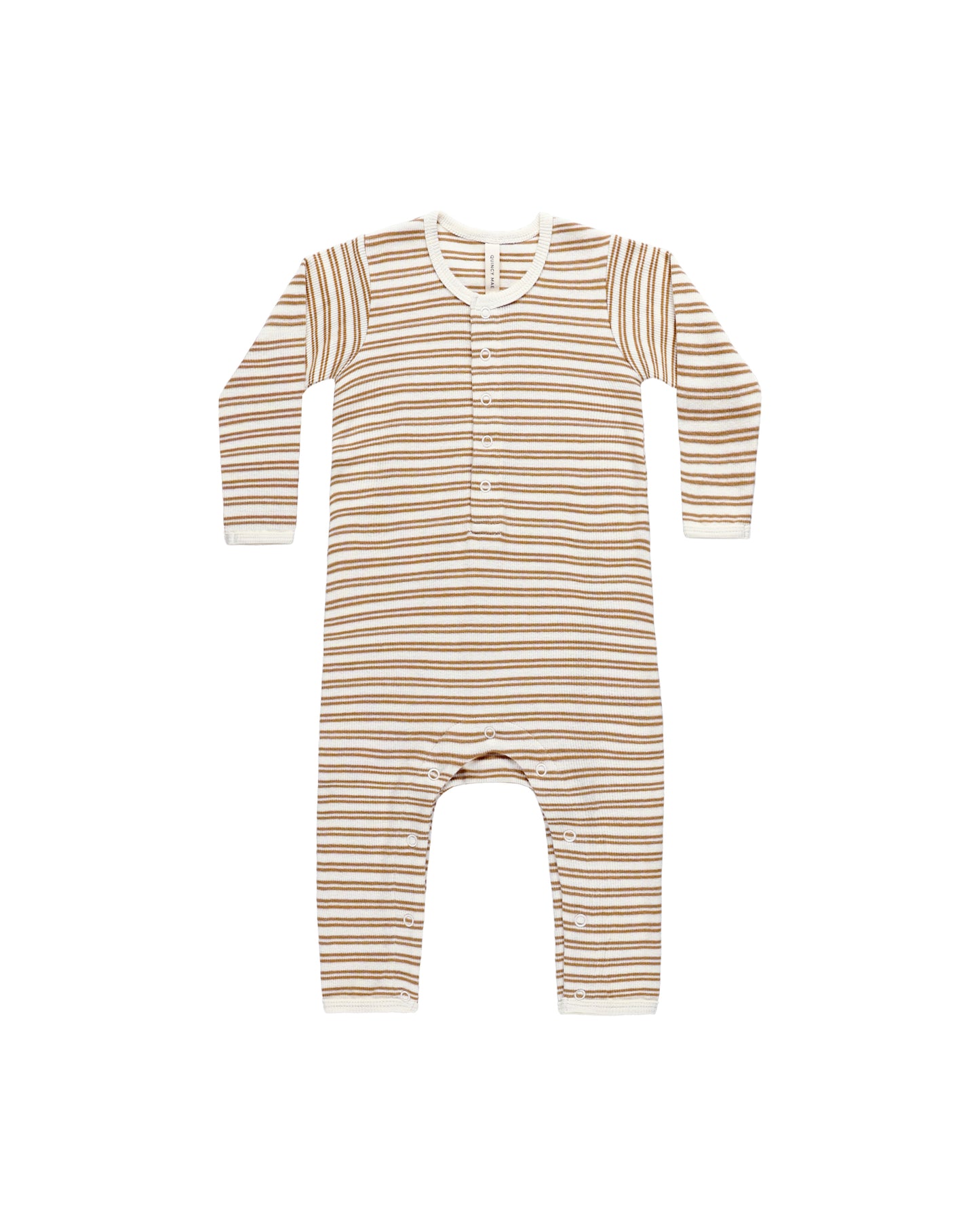 Ribbed Baby Jumpsuit Golden Stripe