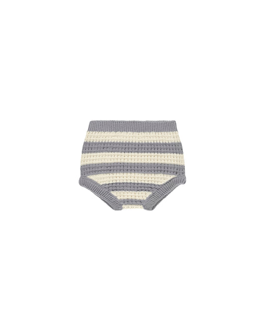 Knit Bloomer Dusty Blue Stripe