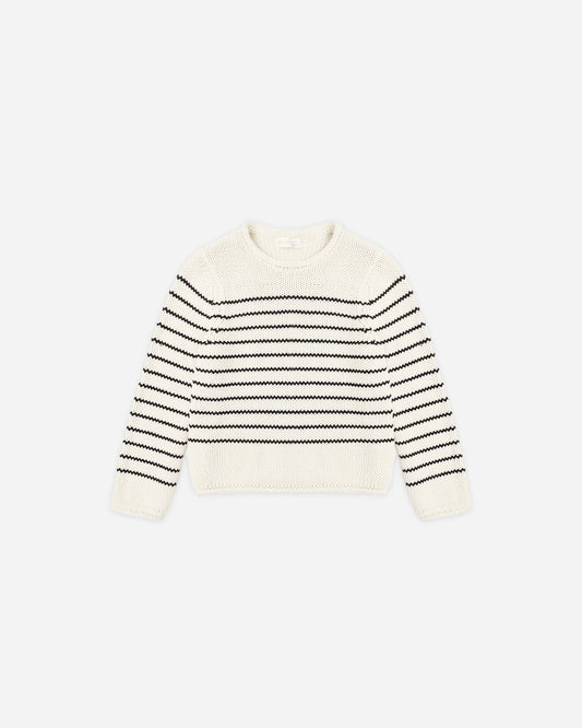 Jacques Sweater || Black Stripe
