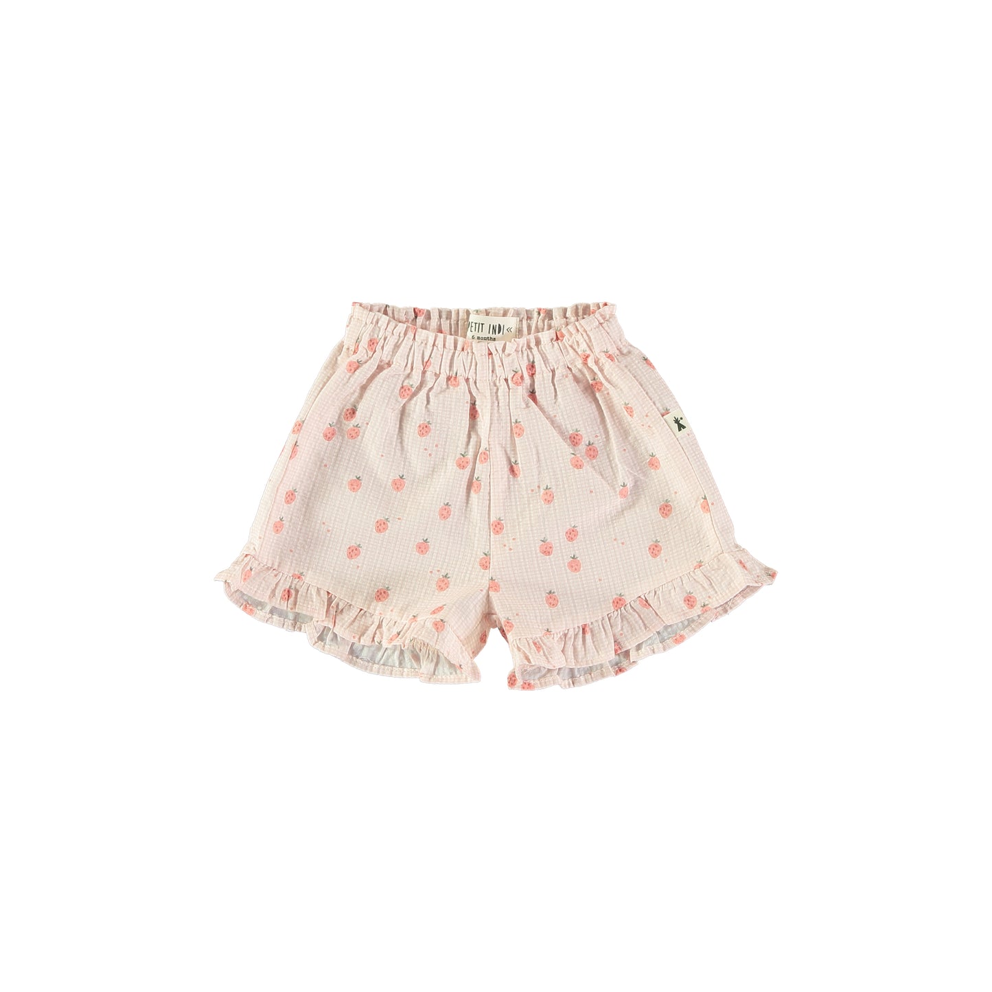 Flutter Sleeve Blouse + Strawberry Short Set || Pink