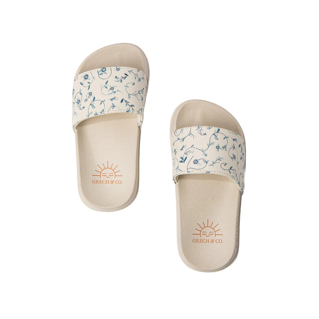 Slide Sandal || Scandi Floral