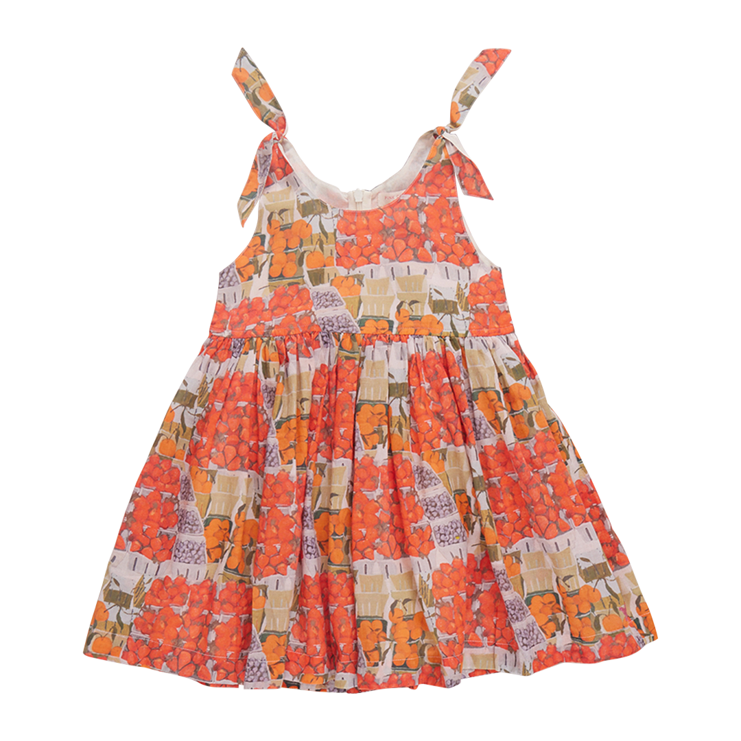 Girls Taylor Dress || Berries + Oranges