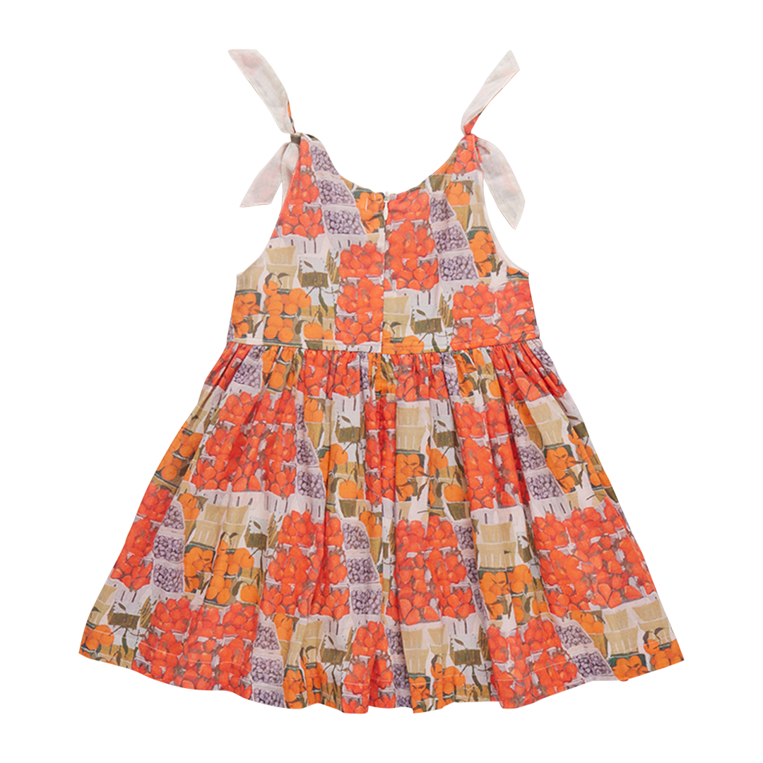 Girls Taylor Dress || Berries + Oranges