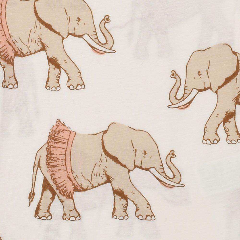 Bamboo Newborn Gown & Hat Set Tutu Elephant