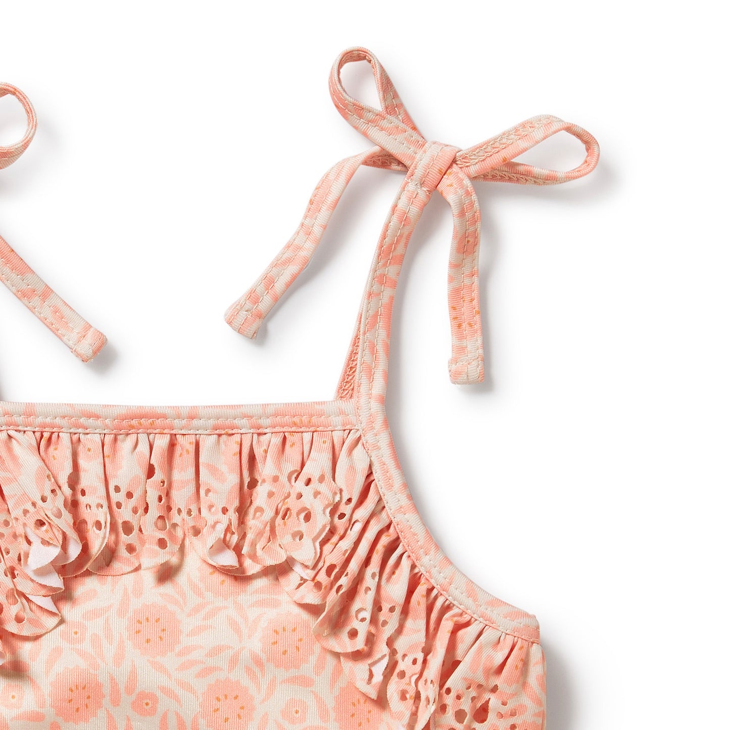 Amelie Floral Cutwork swimsuit