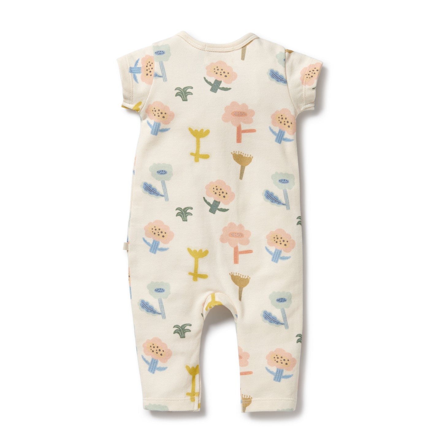 Cookie Cut Organic Cotton Ruffle Zipsuit