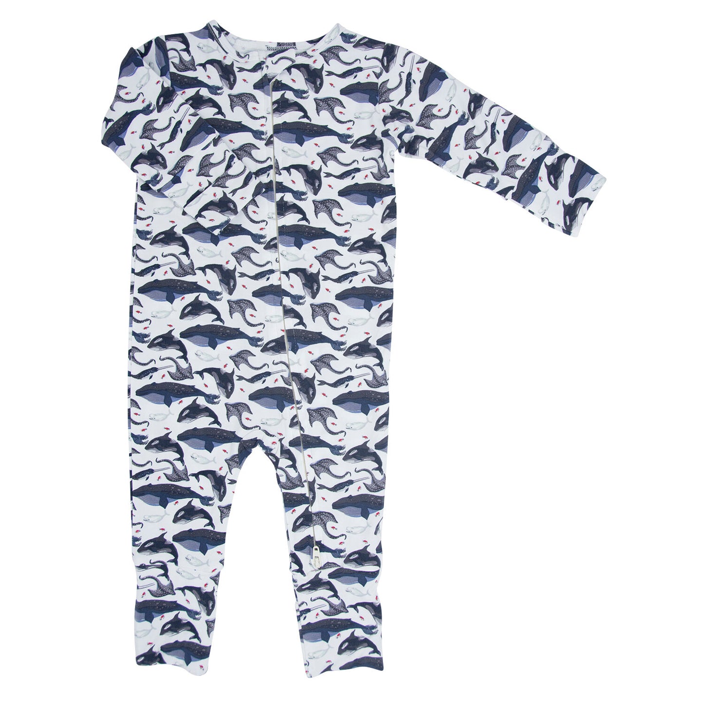 Bamboo Convertible Romper || A Whale of a Tale