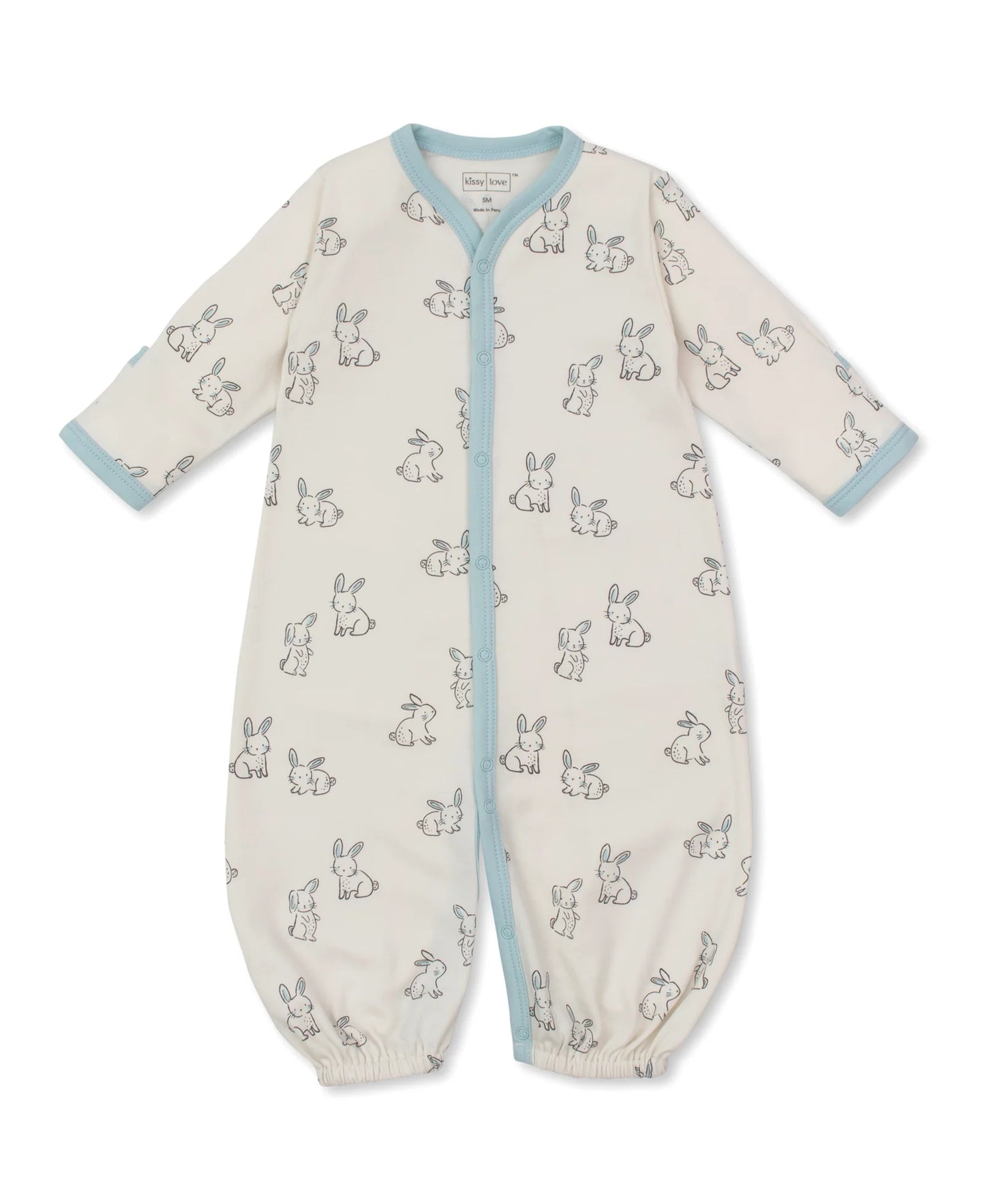 Kissy Love Bunny Buddies Blue Convertible Gown