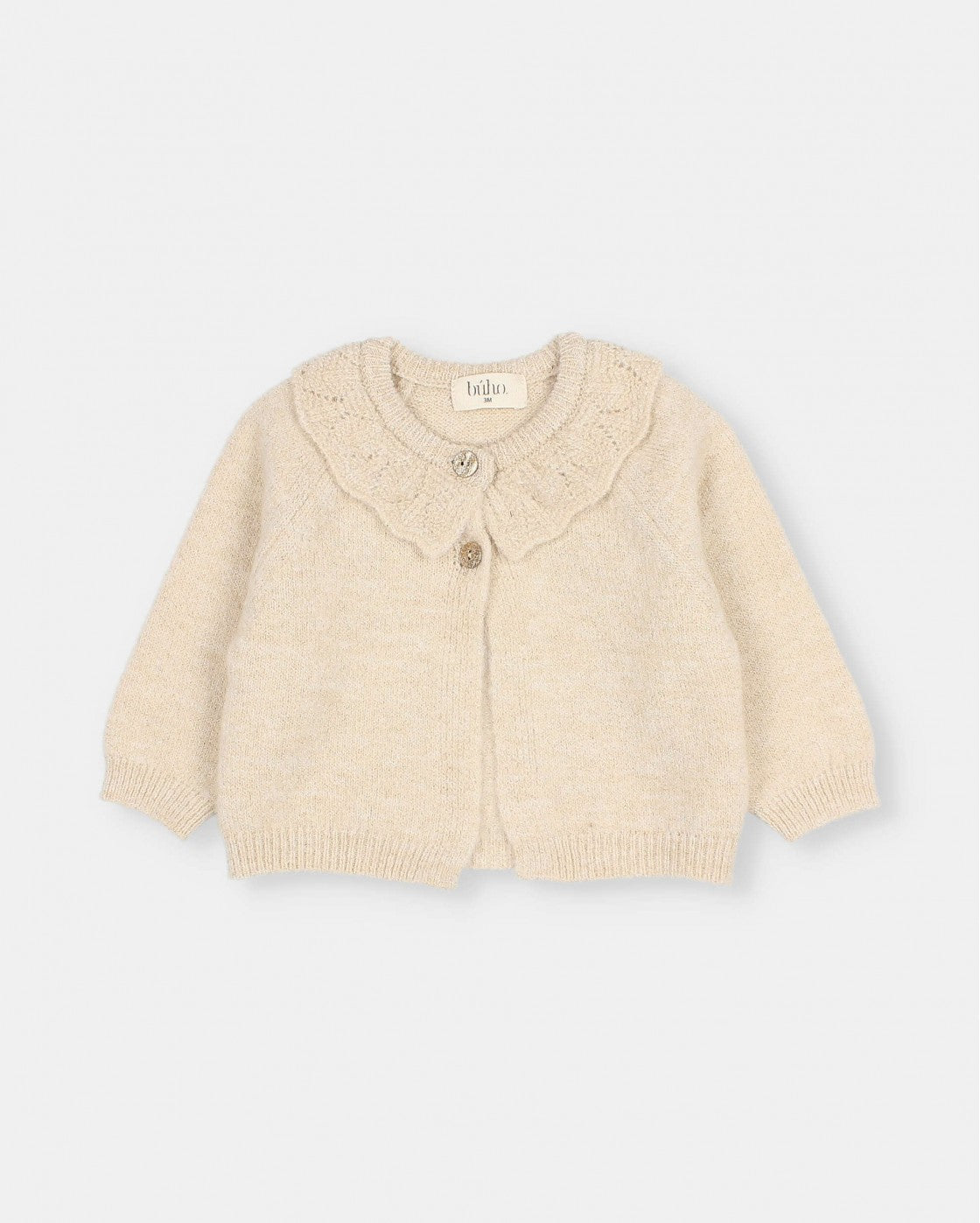 BB Lurex Cardigan - Natural
