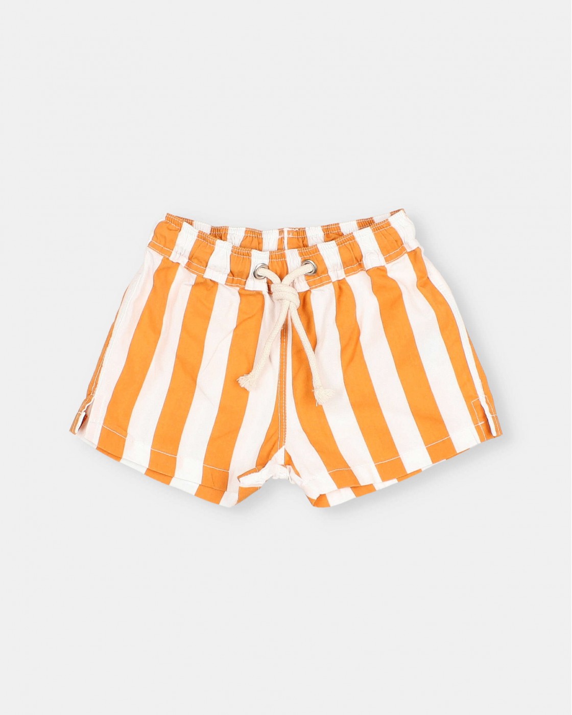 Stripes Swim Trunk || Orange