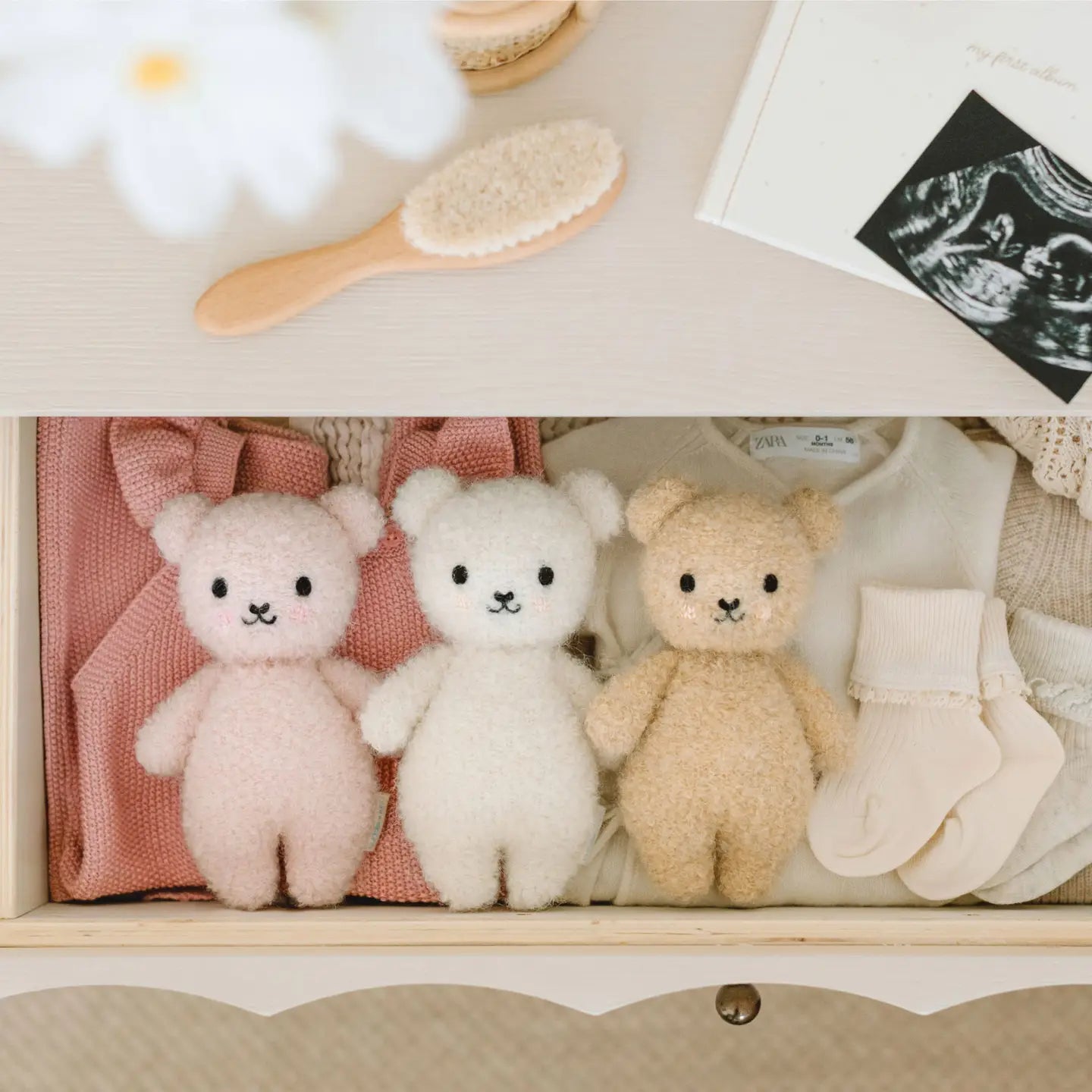 Baby Boucle Bear (Honey)