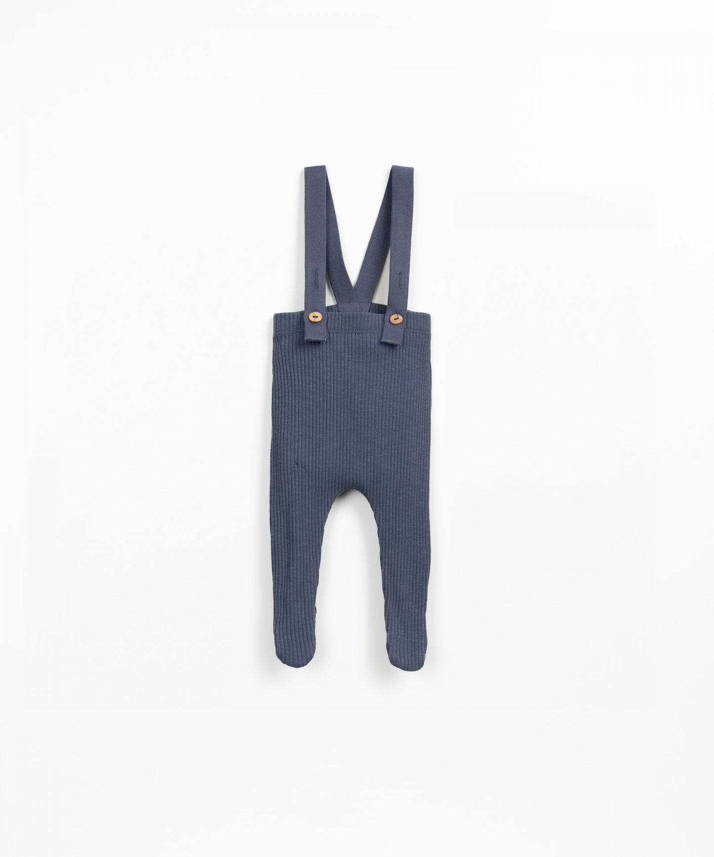 Rib Leggings with Built-in Feet and Striped Bodysuit Set