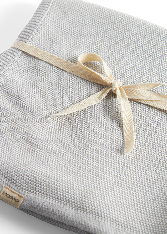 Knit blanket - Aluminum