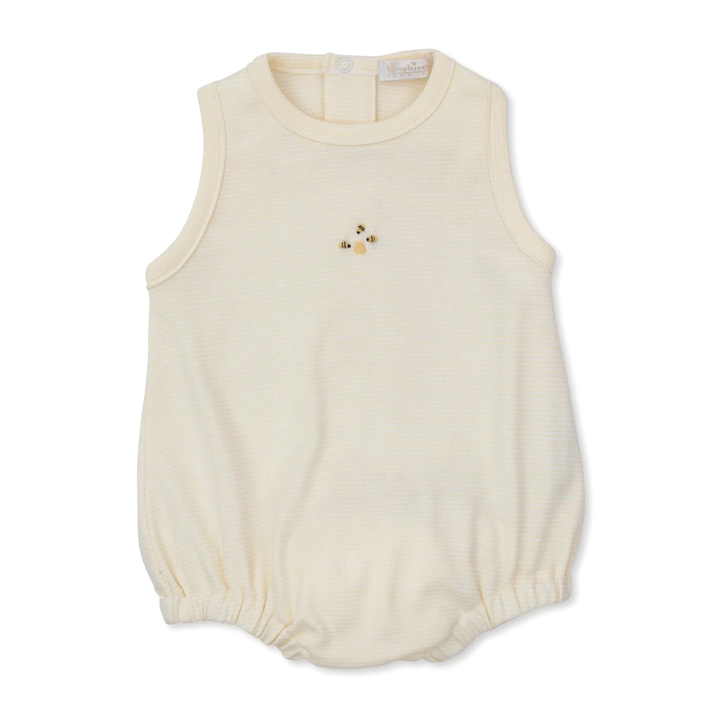 Bubble with Hand Embroidered Beehive and Bee