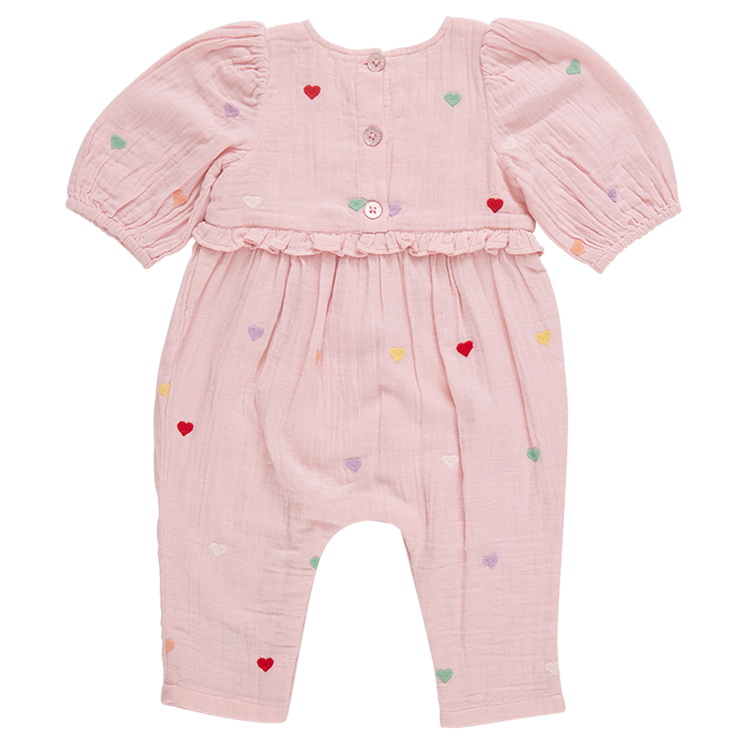 Baby Girls Brooke Jumper Candy Heart Embroidery