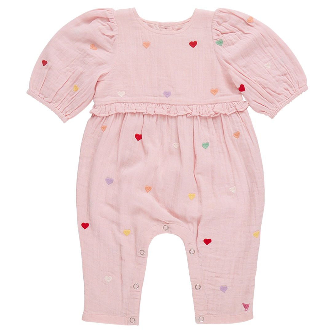 Baby Girls Brooke Jumper Candy Heart Embroidery