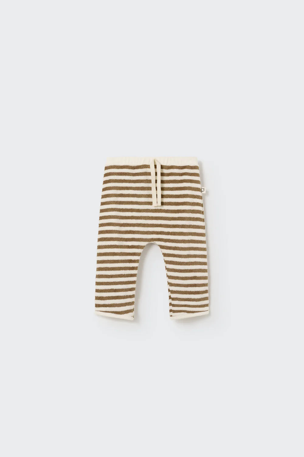Organic Striped Toweling Baby Pants