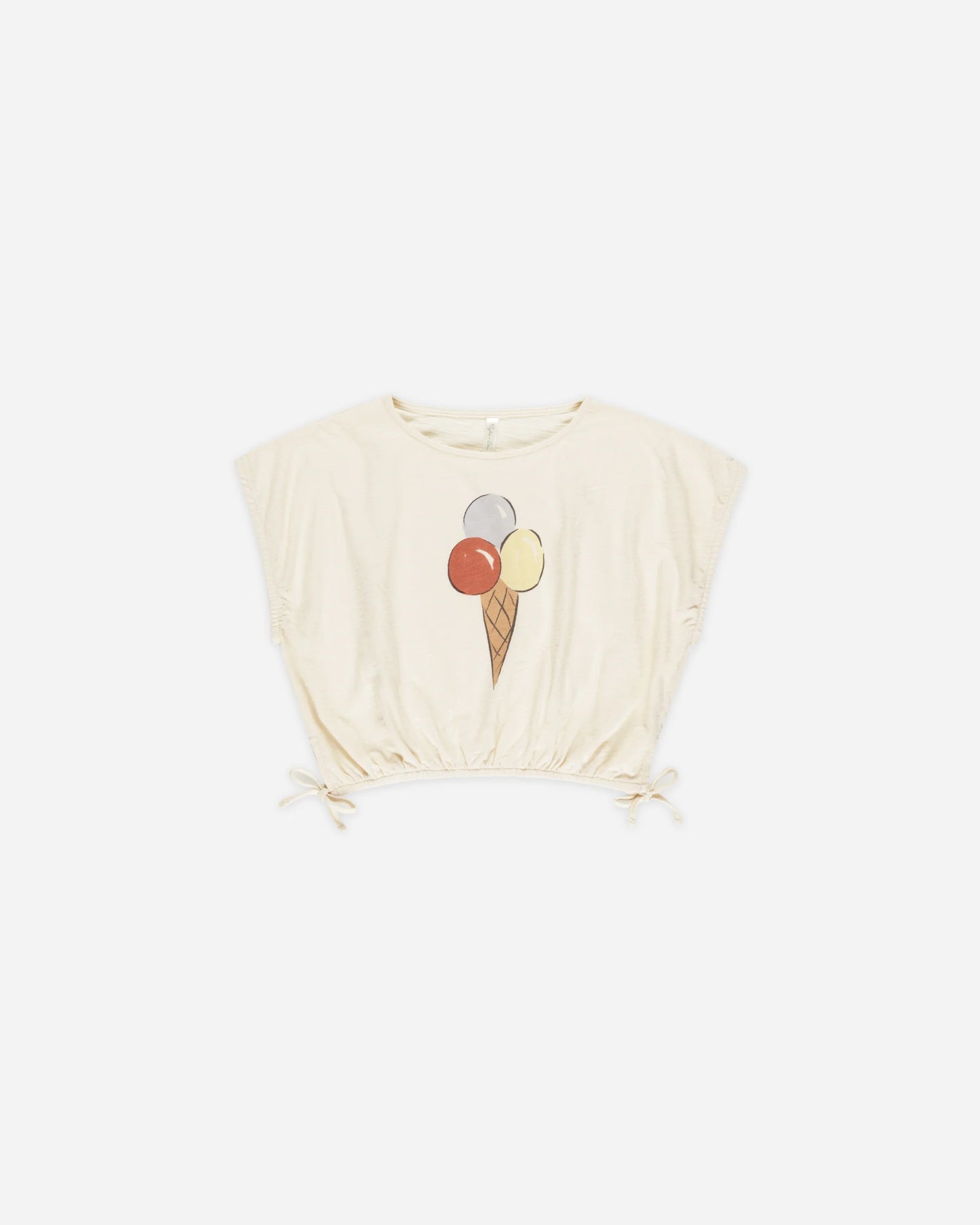 Cropped Cinched Tee || Gelato